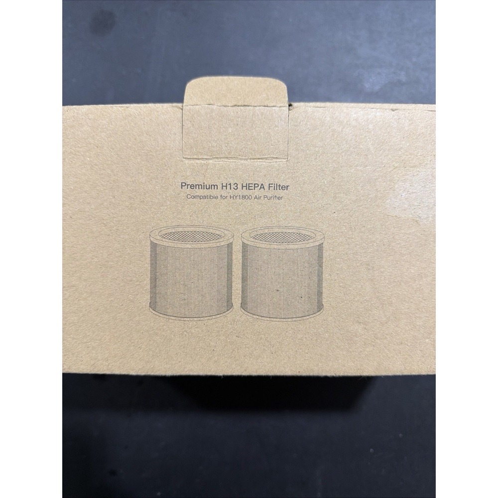 2 Pack HY1800 H13 True HEPA Replacement Filters MORENTO CHIVALZ Air Purifier